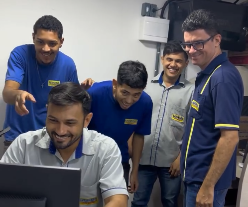 Atendimento na loja